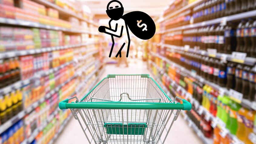 Llenaron dos carros en Mercadona y quisieron escapar sin pagar: ¡Duro castigo!