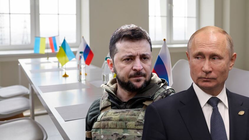 Ucrania y Rusia.