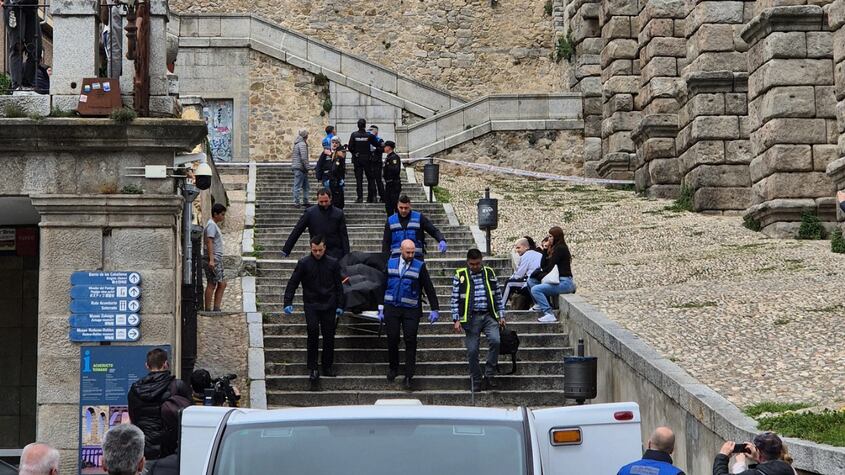 Turista británico muere al precipitarse desde el mirador del Acueducto de Segovia