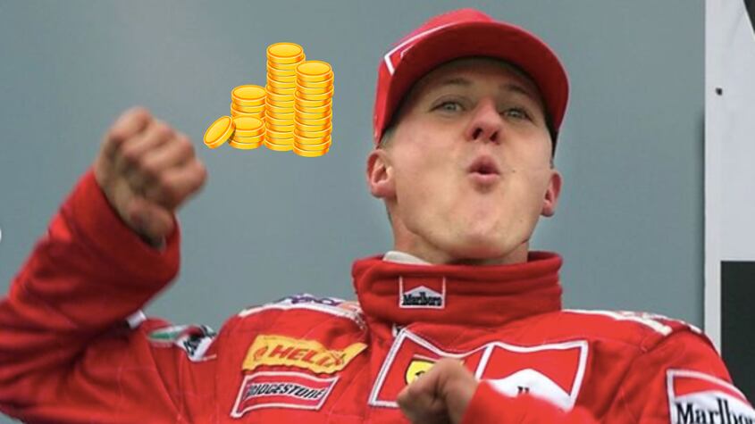 Conoce la impactante fortuna que amasó Michael Schumacher en la Fórmula 1
