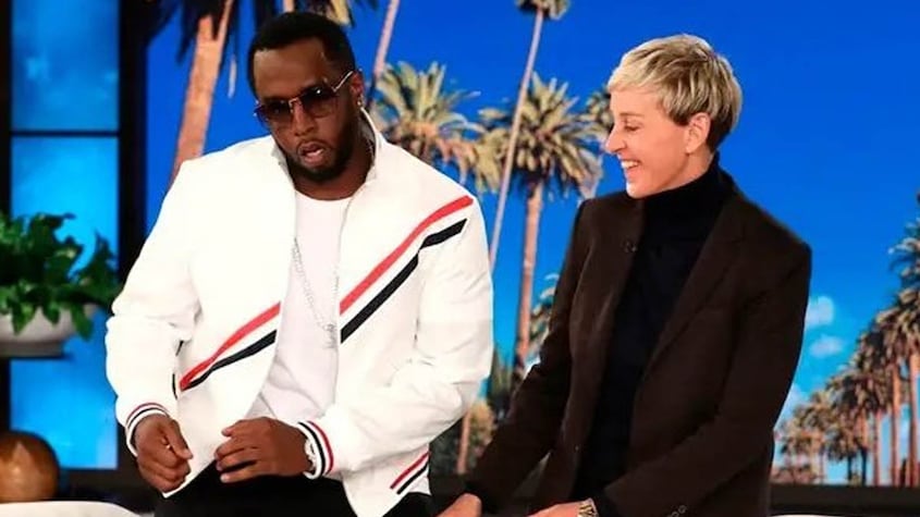 Sean Combs y Ellen DeGeneres