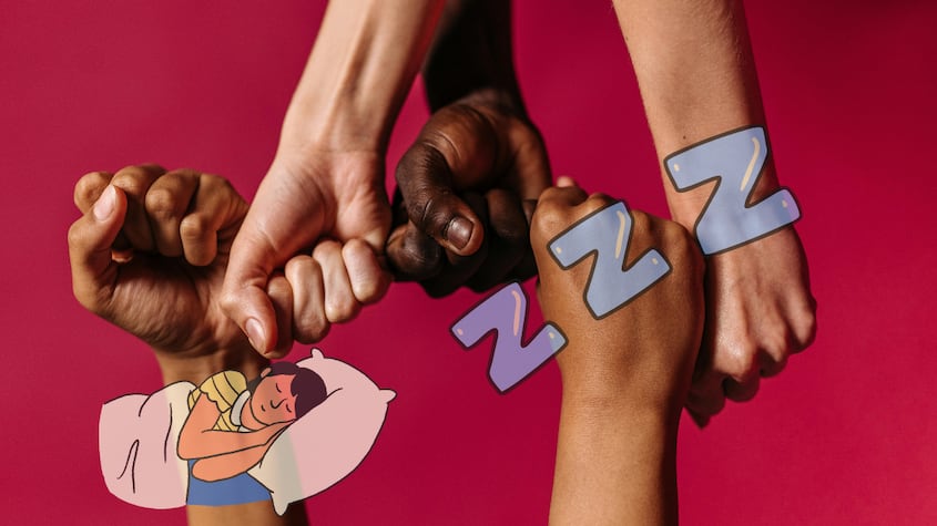 El significado de dormir con puños cerrados