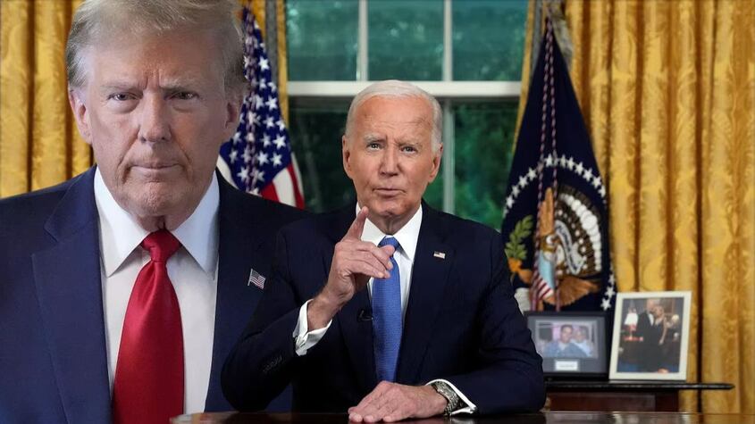 Biden y Trump.
