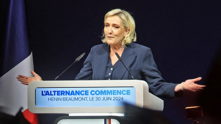 Elecciones en Francia 2024: la extrema derecha encabeza la primera vuelta