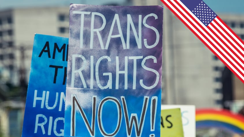 Colectivos trans contraatacan a Donald Trump con una histórica demanda