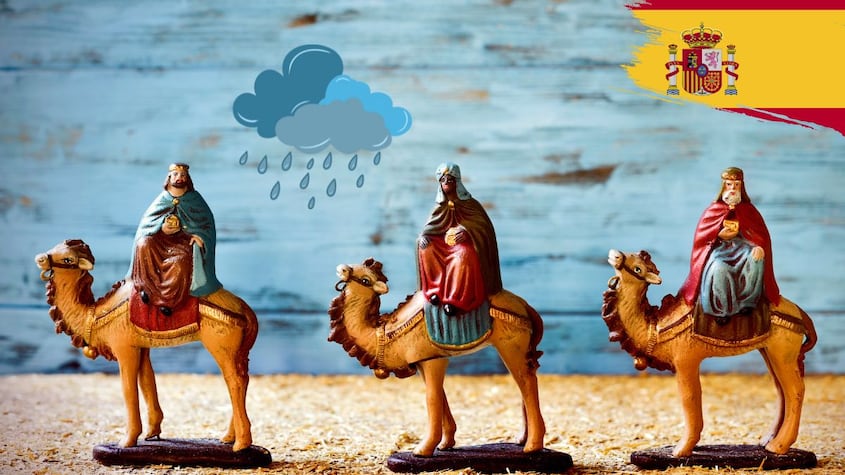 Lluvia día de reyes