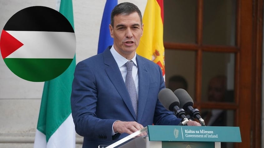 Sánchez inicia gira por Europa para reconocer al Estado palestino