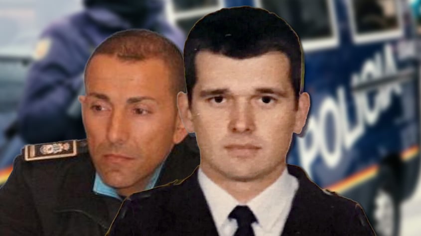 Óscar Sánchez Gil y Jesús F. B. (exjefe de la Guardia Civil)