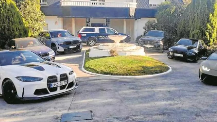 Vehículos incautados de Óscar Sánchez Gil