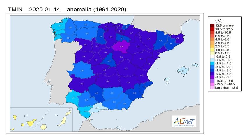 Aemet Nevadas Alicante