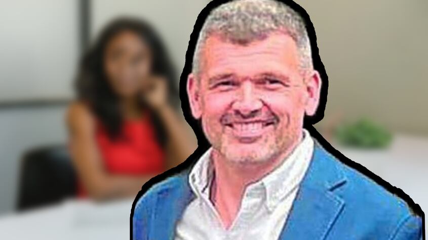 Óscar Sánchez Gil y su cuñada Yolanda R. P.