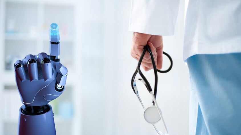 IA en hospitales.