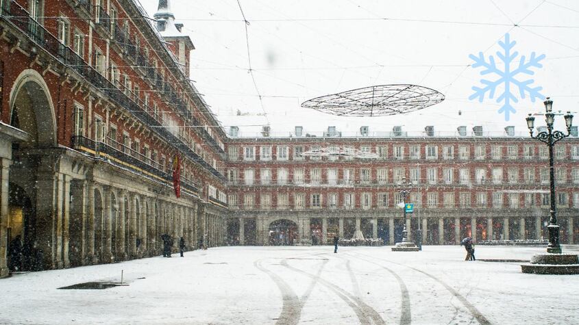Nieve en Madrid