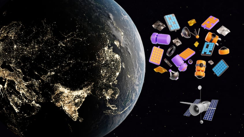 Síndrome de Kessler, o la basura espacial que podría provocar una catástrofe