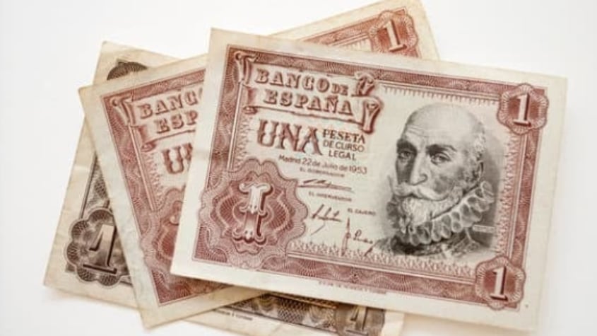 ¡Locura total! Un billete de una peseta se vende por 25.000 euros