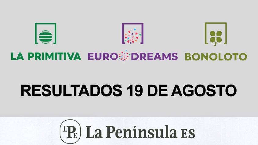 BonoLoto, EuroDreams y La Primitiva: Resultados del sorteo del lunes 19 de agosto de 2024