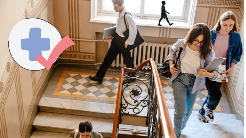 ¿Qué es más efectivo, caminar o subir escaleras? según la Universidad de Sassari