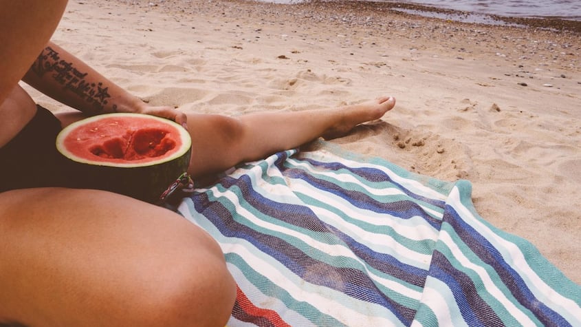 Comer sandía