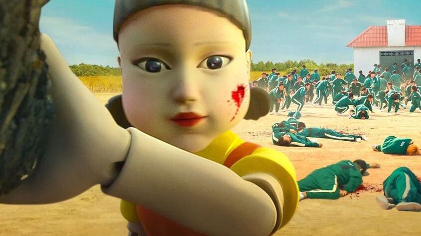 Young-Hee en El Juego del Calamar