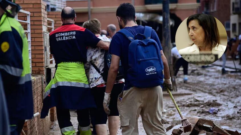 Vecinos de Paiporta reclaman a Margarita Robles por la demora en la limpieza de calles