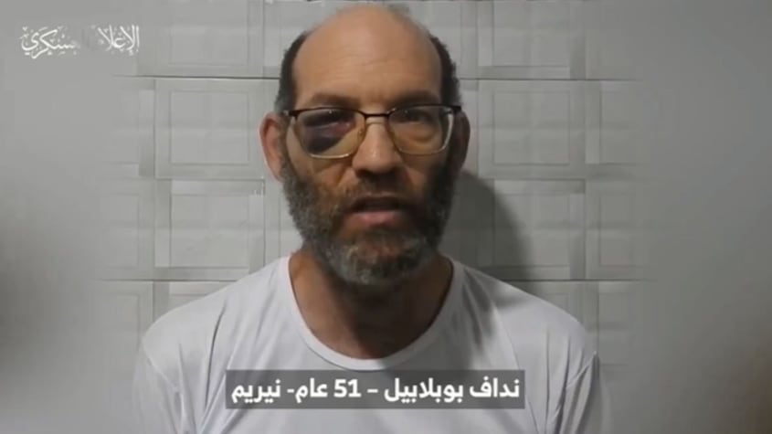 Hamas publica un VIDEO de un rehén para presionar al gobierno de Israel