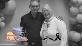 Un matrimonio muere abrazado durante el paso del huracán Helene