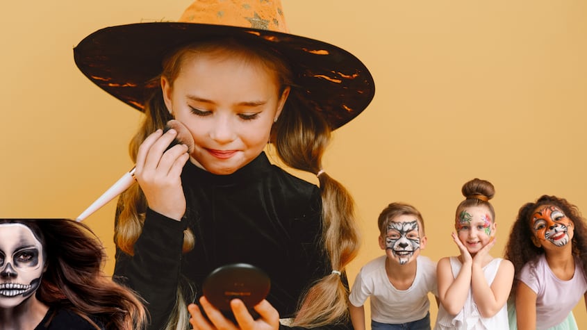 Cuidados y recomendaciones para aplicar pintura en niños para Halloween, según la OCU