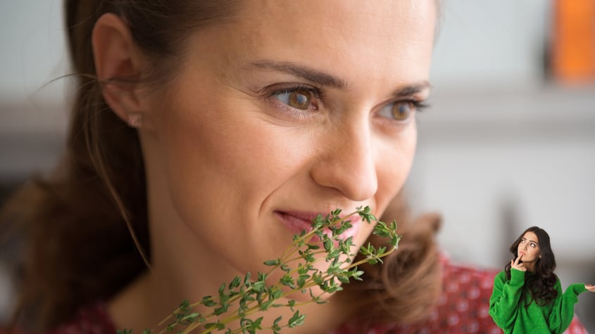 El significado de sentir olor a tomillo de la nada