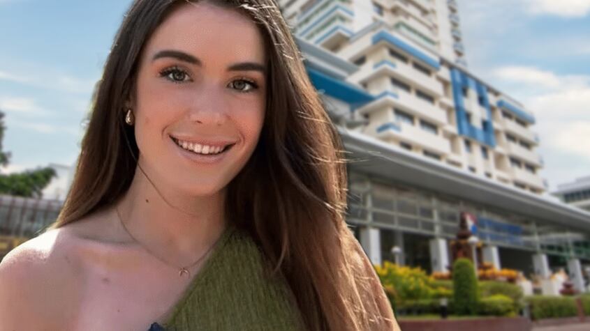 Ángela Agudo en el Bangkok Hospital
