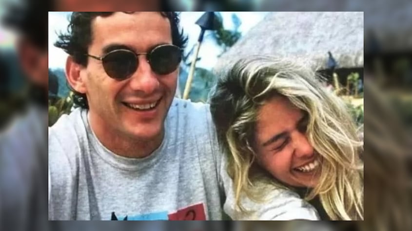 Ayrton Senna y Adriane Galisteu