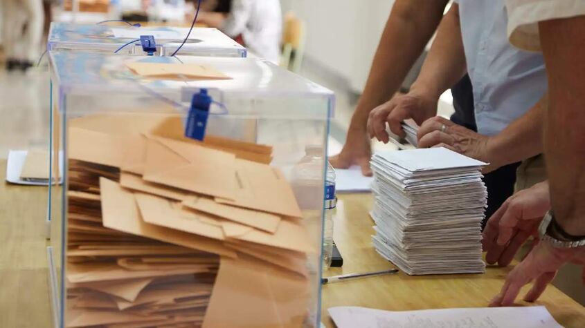 Mesa electoral.