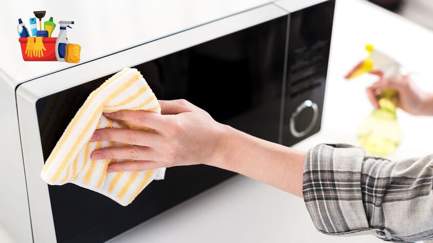 Limpiar microondas