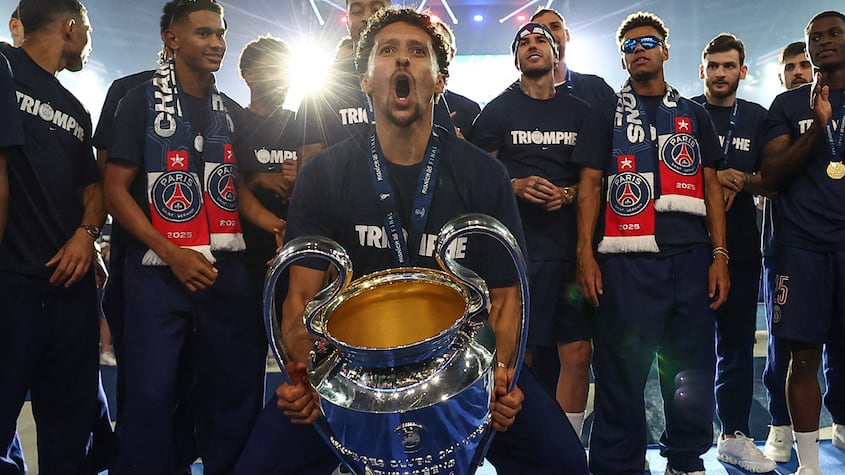 París Saint-Germain, ganadores de la UEFA Champions League 2025 tras derrotar al Inter de Milan 5 a 0.