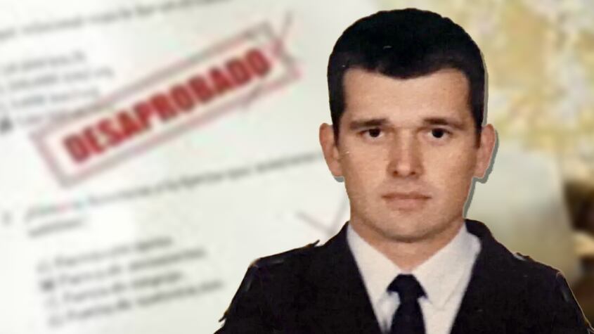 El examen de policía de Óscar Sánchez Gil