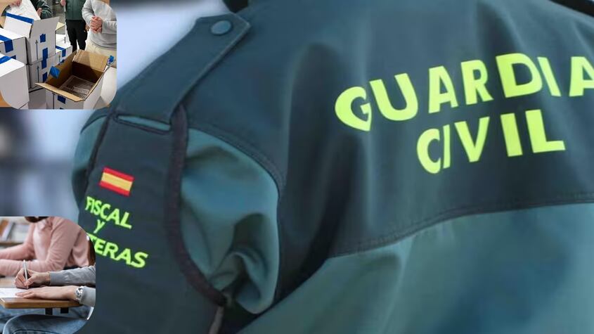 Guardia Civil suspende exámenes de acceso horas antes de las pruebas