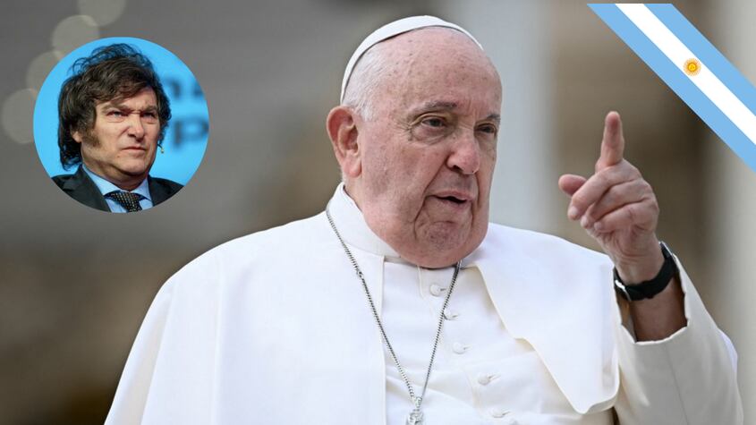 Inédito: el Papa Francisco criticó al Gobierno argentino del ultra Milei
