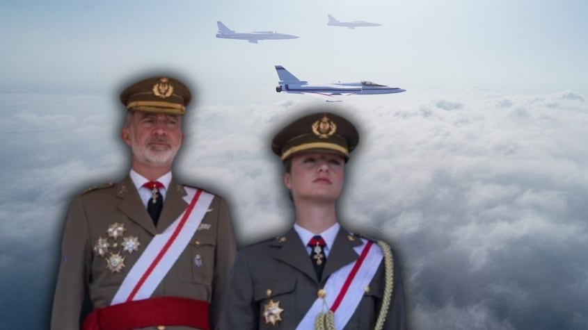 Rey Felipe avión de guerra