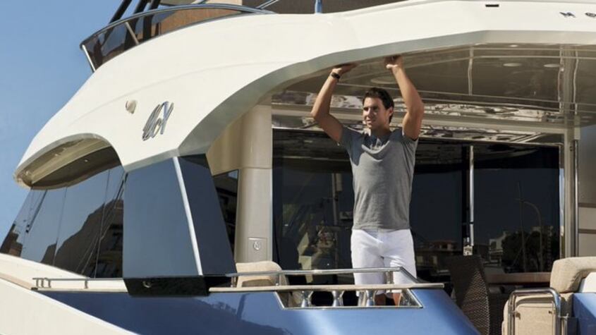 Todo un lujo: Mira cuántos millones vale el yate de Rafa Nadal
