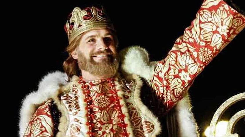 El Gaspar Guapo, uno de los Reyes Magos de la Cabalgata de Madrid