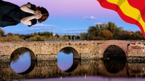 Videos: La crecida del río Tajo derrumbó el puente romano de Talavera de la Reina