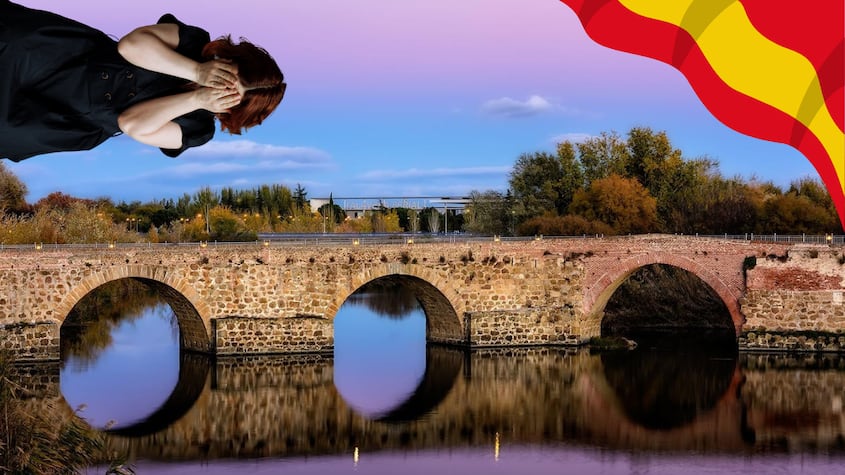 Videos: La crecida del río Tajo derrumbó el puente romano de Talavera de la Reina