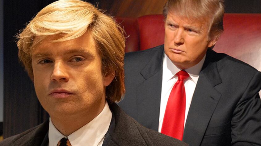 Sebastian Stan y Donald Trump