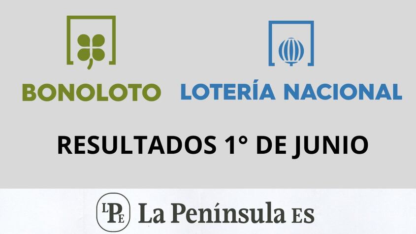 Bonoloto y Lotería Nacional: Resultados del sorteo del sábado, 1° de junio de 2024