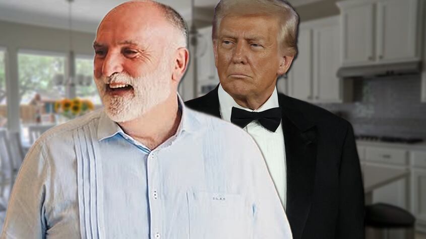Chef José Andrés y Donald Trump