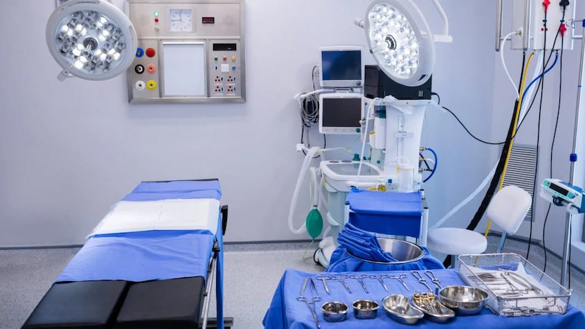 Mesa de operaciones.
