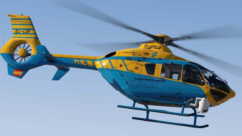Helicóptero de la DGT.