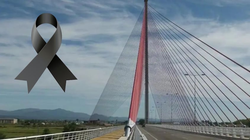 Muerto en puente.