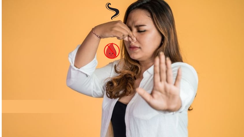 El significado de sentir olor a sangre de la nada