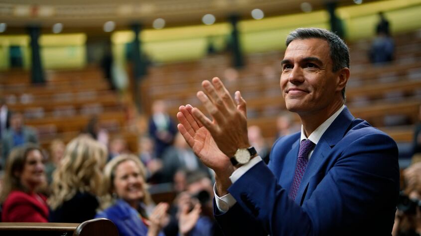 ¿Qué le pasó en el brazo a Pedro Sánchez?