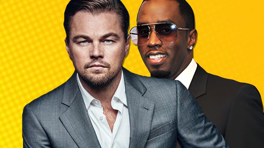 Leonardo DiCaprio y Sean Combs (Diddy)